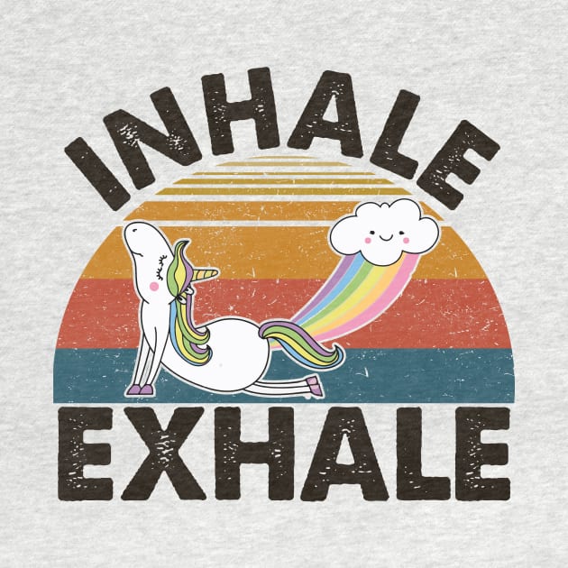 Unicorn Inhale Exhale by jonetressie